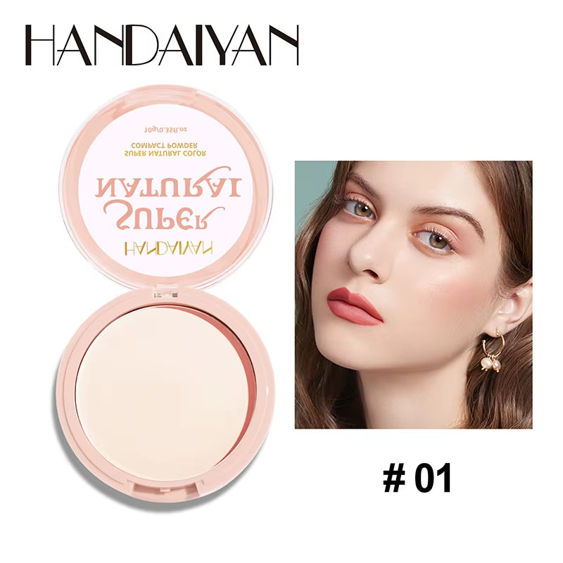 24 Hour Oil Control Pressed Powder Natural Matte Brighten Lasting Waterproof Setting Loose Powder Nude Translucent Powder Makeup