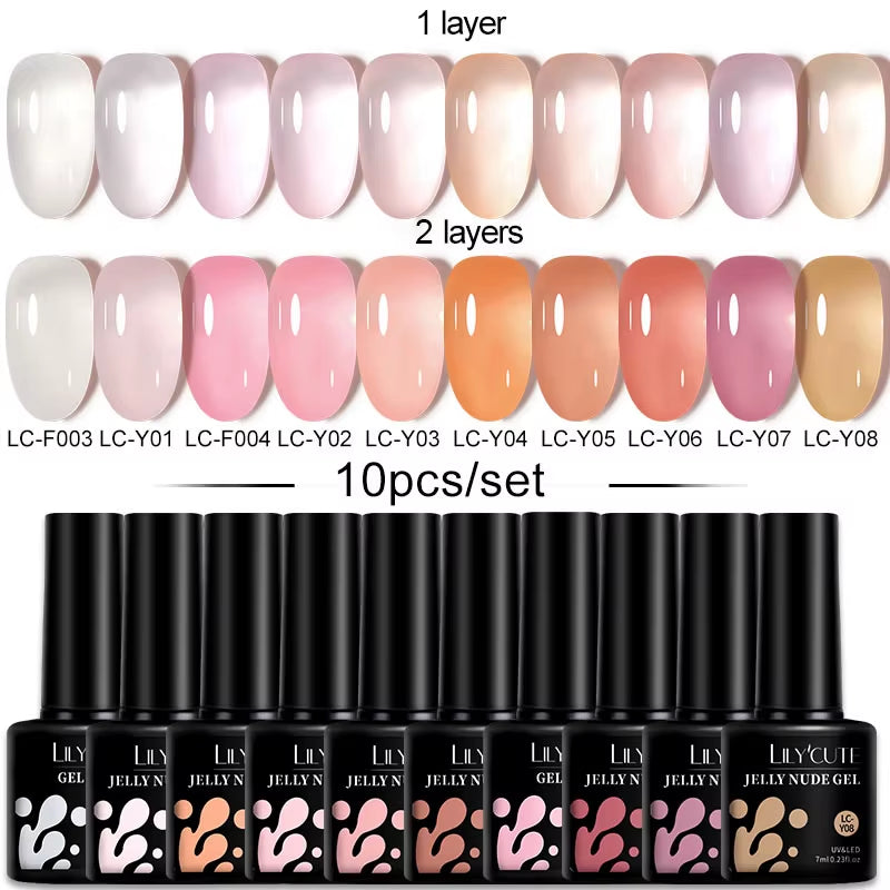 10PCS/SET Gel Nail Polish 9D Reflective Glitter Cat Magnetic Gel Set with Magnetic Stick Soak off Nail Art Varnish