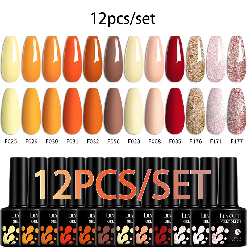 10PCS/SET Gel Nail Polish 9D Reflective Glitter Cat Magnetic Gel Set with Magnetic Stick Soak off Nail Art Varnish