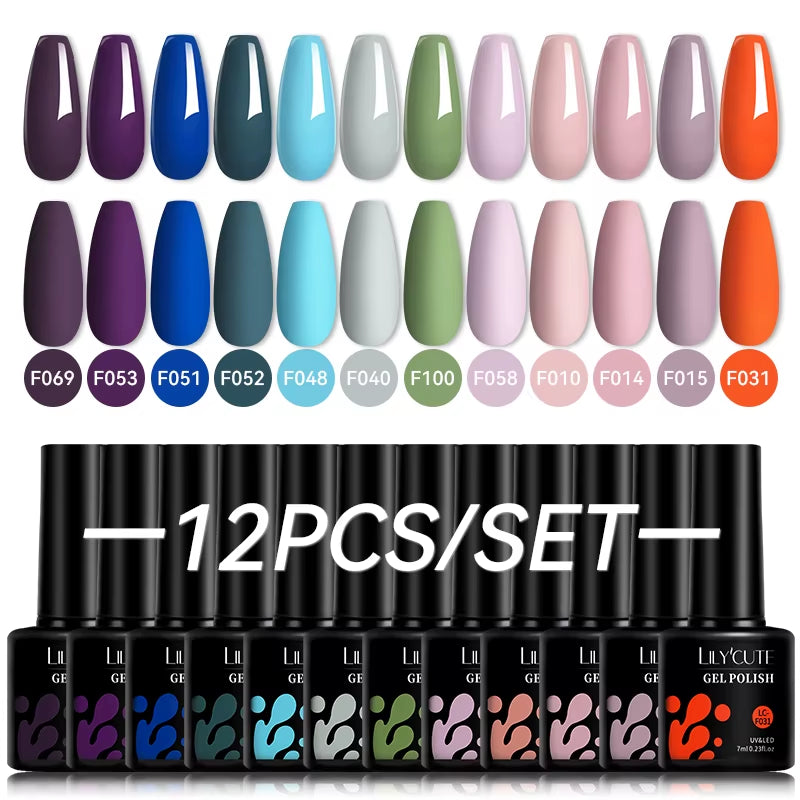 10PCS/SET Gel Nail Polish 9D Reflective Glitter Cat Magnetic Gel Set with Magnetic Stick Soak off Nail Art Varnish