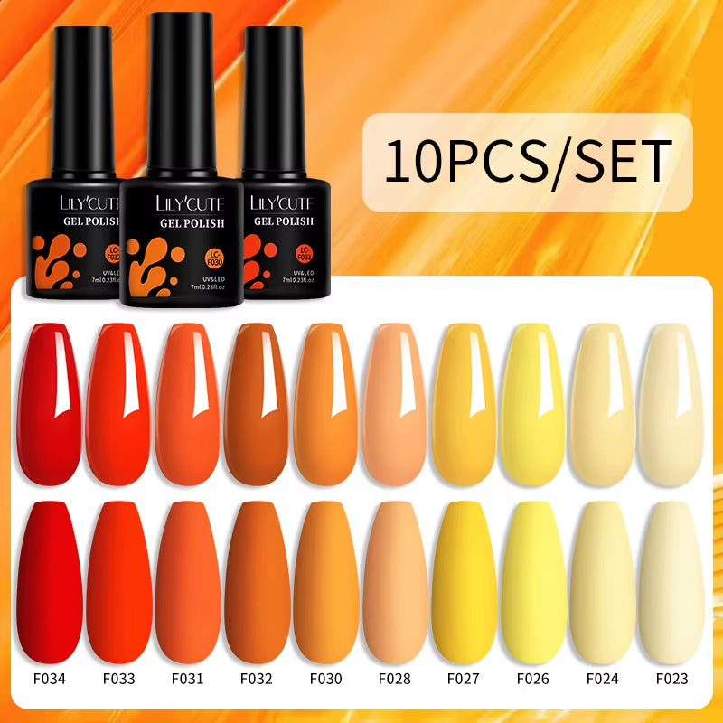 10PCS/SET Gel Nail Polish 9D Reflective Glitter Cat Magnetic Gel Set with Magnetic Stick Soak off Nail Art Varnish