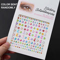 1Pcs Face Diamond Gem Sticker 5D Colorful Rhinestone Tattoo Stickers Fo Festival Nail Body Makeup Bling Jewelry DIY Face Sticker