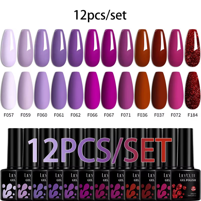 10PCS/SET Gel Nail Polish 9D Reflective Glitter Cat Magnetic Gel Set with Magnetic Stick Soak off Nail Art Varnish