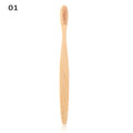 1PC Soft Fibre Wooden Toothbrush Solid Bamboo Handle Eco-Friendly Teeth Brushes Dental Cleaning Adult Oral Care Healthy Products