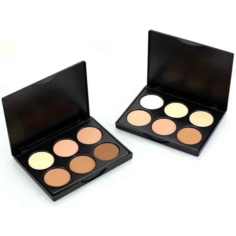 Face Highlighter Powder Palette Corrector Concealer Power Palette Contouring Highlighter Bronzer Makeup Powder
