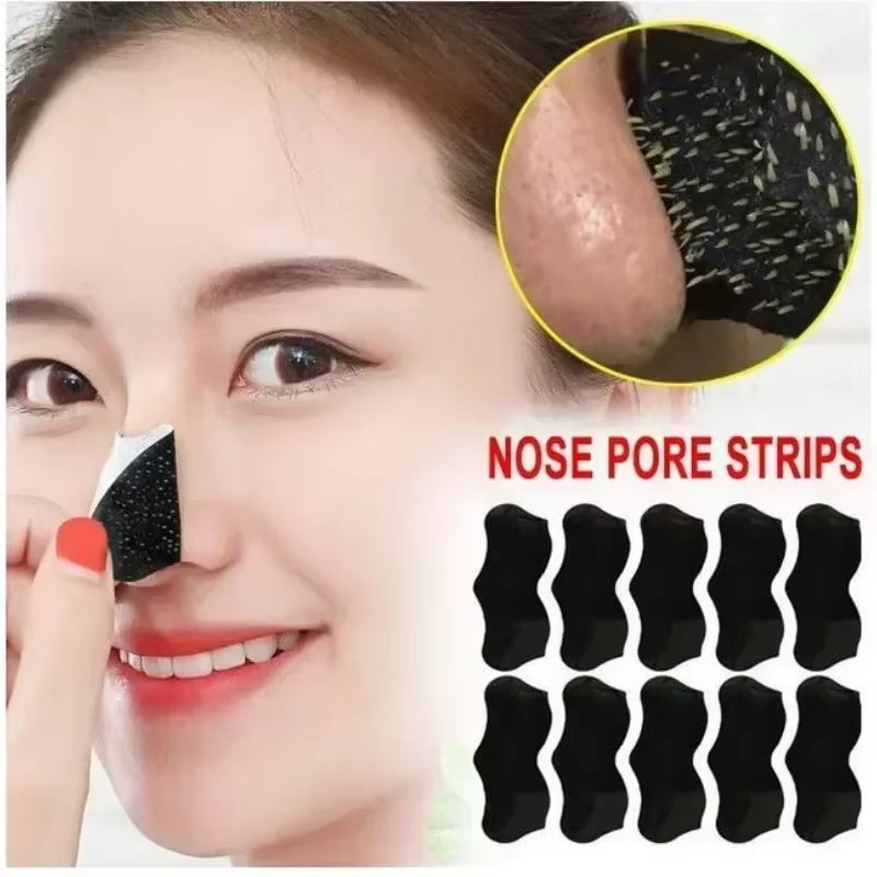 10/50/100 Pieces Facial Blackhead Removal Stickers - Effective Pore and Nose Cleansing Stickers, Gentle Deep Cleansing Care Sti