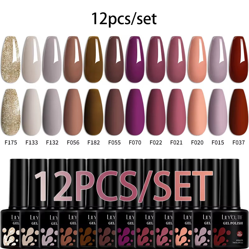 10PCS/SET Gel Nail Polish 9D Reflective Glitter Cat Magnetic Gel Set with Magnetic Stick Soak off Nail Art Varnish