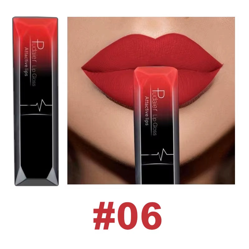 21 Color Lip Gloss Waterproof Matte Liquid Lipstick Moisturizing Lip Gloss Lip Makeup Beauty Cosmetics