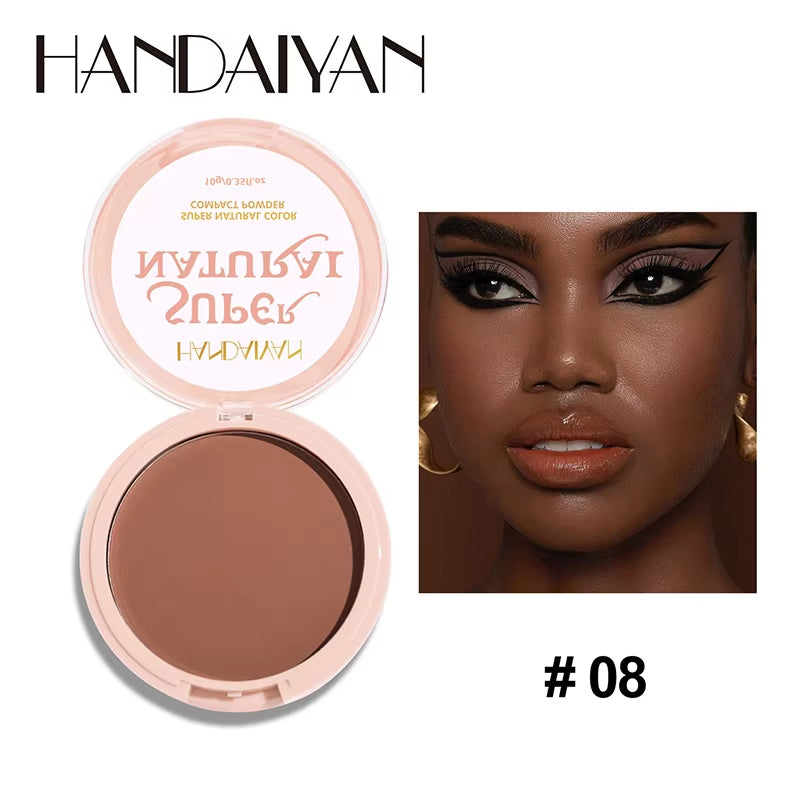24 Hour Oil Control Pressed Powder Natural Matte Brighten Lasting Waterproof Setting Loose Powder Nude Translucent Powder Makeup