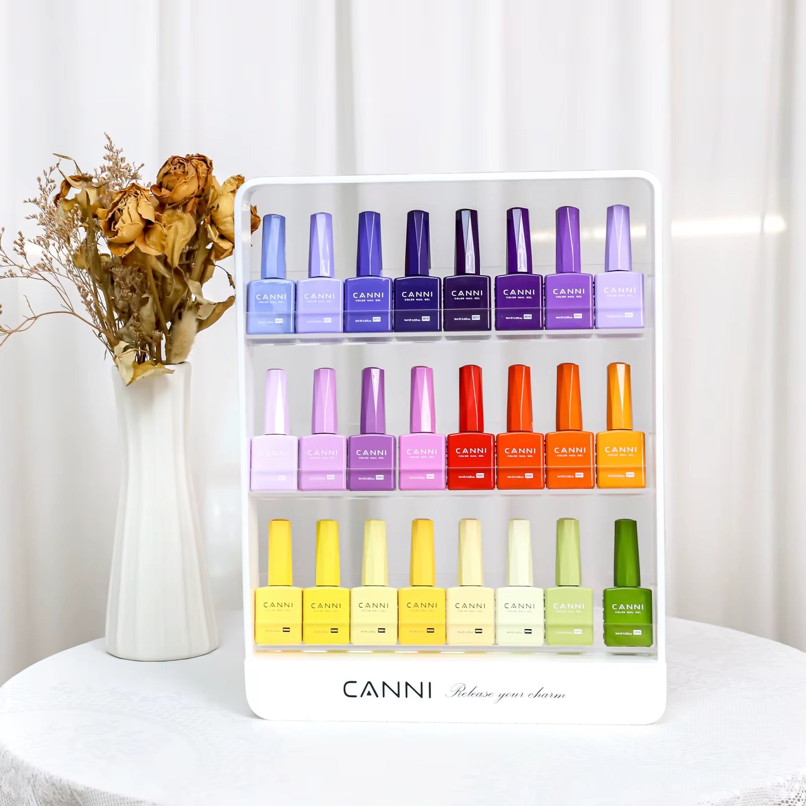 9ML Kit Nail Gel Polish HEMA/TPO FREE Full Coverage 30Pcs Color Gel Pigment Professional Nail Art Long-Lasting Gel Varnish